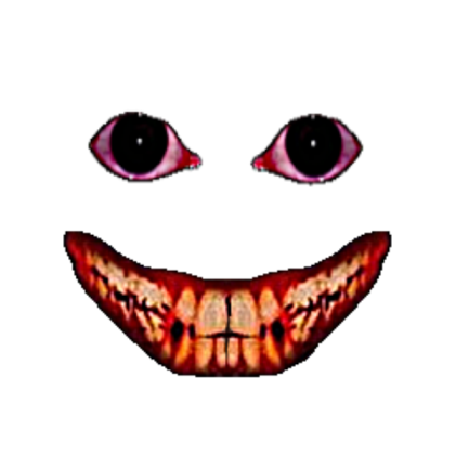 Scary monster horror face Roblox decal