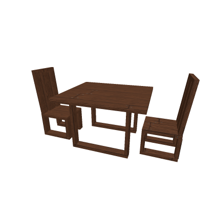 Skinny wooden table