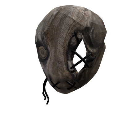 Scary spooky Sewn Burlap Mask