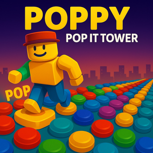 Poppy PopIt Tower official Roblox game thumbnail