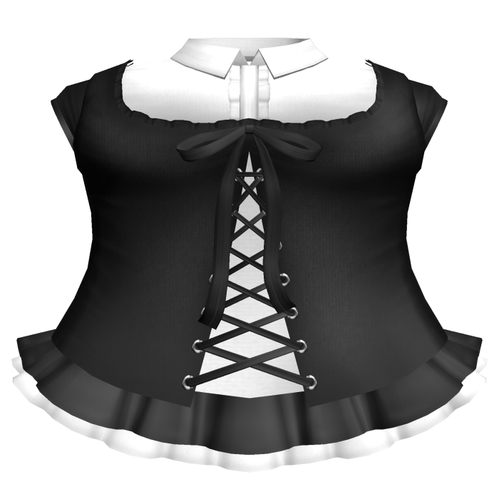 ♡꒰ gothic black and white corset laced dress