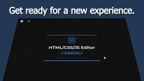 HTML/CSS/JS Editor: Program on Roblox!