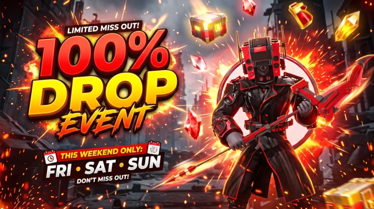 %100 DROP EVENT
