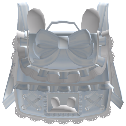 ♡ 3.0 dearest ruffled bunny backpack in blue