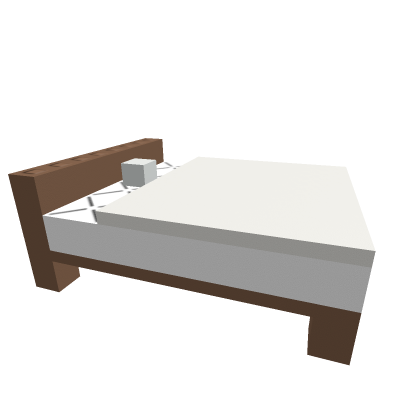 Modern single bed.