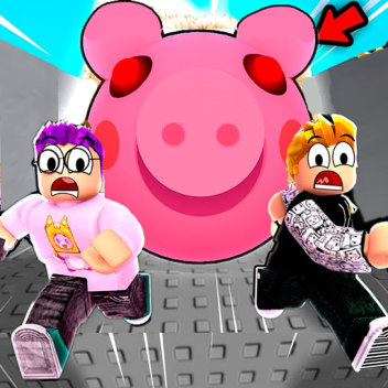 Escape Running Piggy Head 