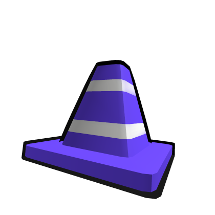 Purple Cartoon Cone