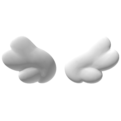 Small White Cloud Angel Wings