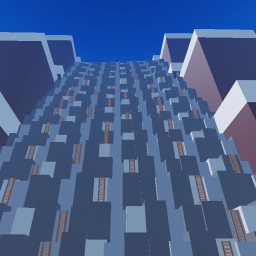long way up