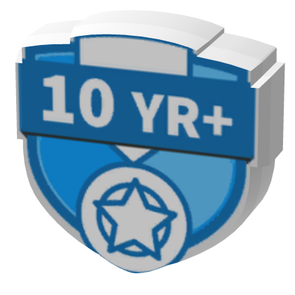 10 Year Veteran Badge