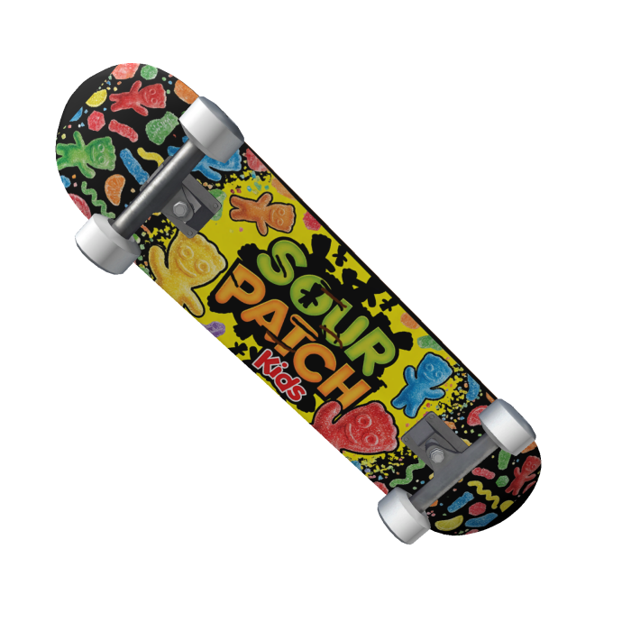 Sour Patch Kids Candy Skateboard