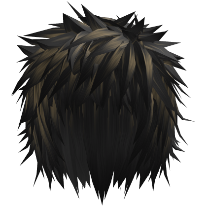 Black Highlights Scene Messy Spiky Emo Boy Hair