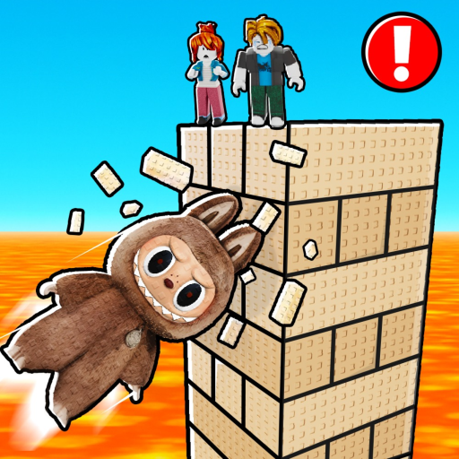  Labubu Jenga Tower! official Roblox game thumbnail