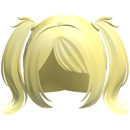 yellow cutecore moe protagonist pigtails