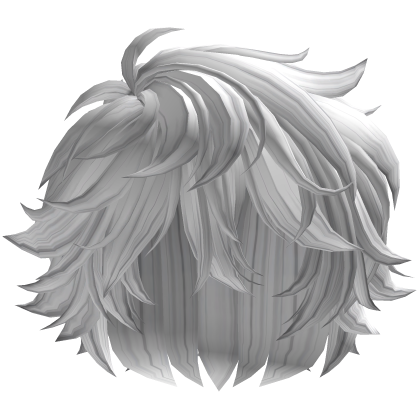 Fluffy Messy Haircut [White]