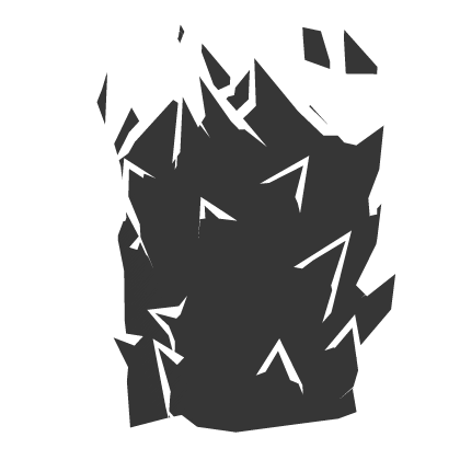 White Outline Flaming Right Arm