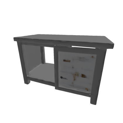 Commercial Prep Counter — Stylized Low-Poly