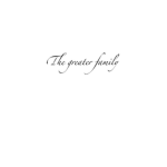 The Greater Family [ NEW ]
