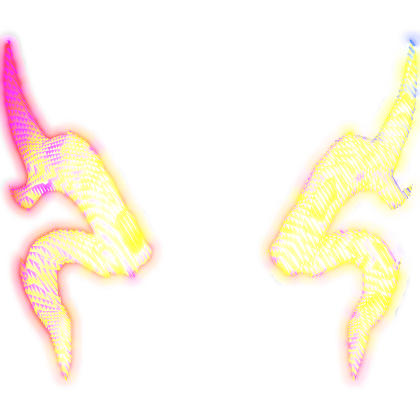 Animated Rainbow Anime Horns (Emissive)