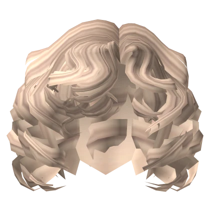Roblox hair preview for Cute Short Curly Swirly Hair in Blonde