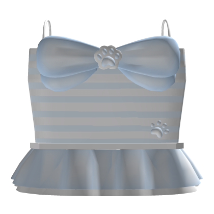 ♡ kawaii blue paw dress thumbnail