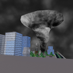 tornado vs city