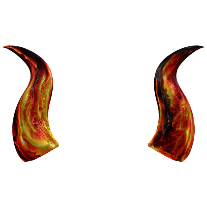 Galvanized Fiery Azure Peak Horns