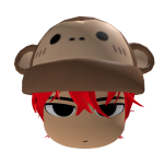 ( Code: RET2 ) Red Monkey Boy Hat
