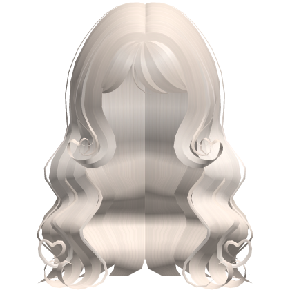 ♡ kawaii curly pastel blonde hair w heart curls