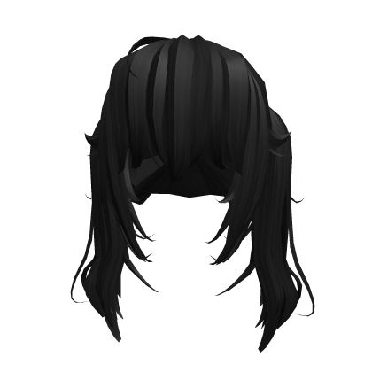 Long Messy Dolly Twintails - Black Roblox item