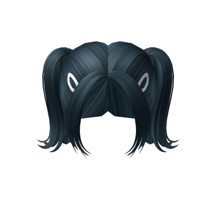 Ocean Blue Cheap Cute Preppy Double Ponytail Hair Roblox item