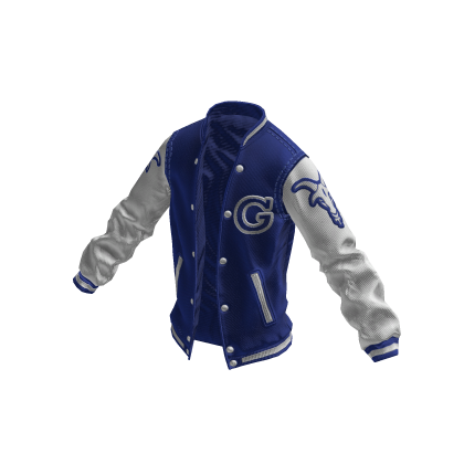 College Jacket | Blue White thumbnail