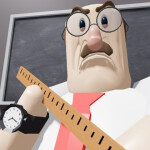 📏SCARY SCARY TEACHER!😈 (OBBY)