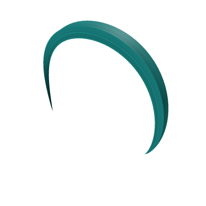 Simple Hair Cowlick (Teal) Roblox item