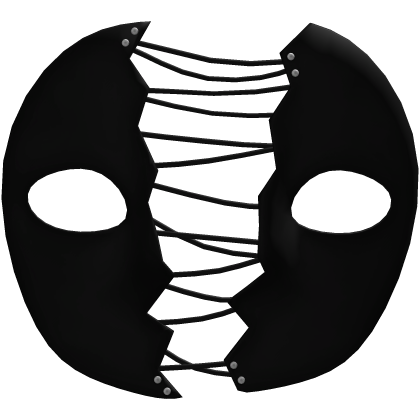 Split Black Mask Roblox item