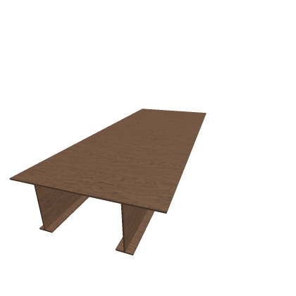 Modern Wood Meeting Table