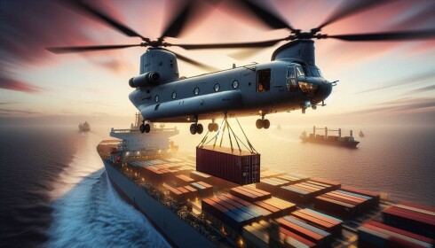  Boing CH-46E Sea Knight Simulator