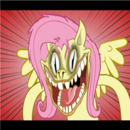 Scary Flutershy MLP Roblox decal
