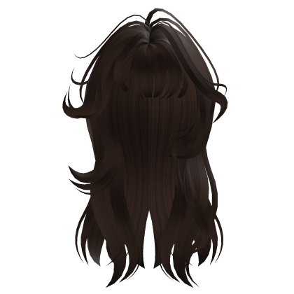 Brown Wispy Long Layered Hair Roblox item