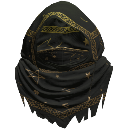 Green Sorcerer Distressed Rune Hood