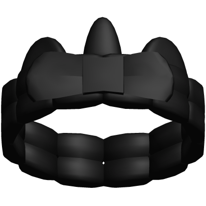 Cutesy Black Fluffy Bow Unicorn Headband Roblox item