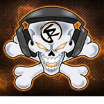 Orange Skeleton Fan Group