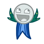 Silver Badge Epic Face