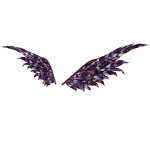 Purple Crystal Gemstone Wings