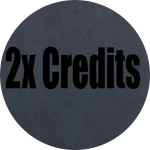 2x credits