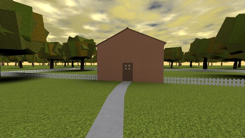 House in the middle of nowhere.