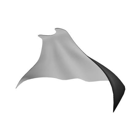 Black White Large Cape Roblox item