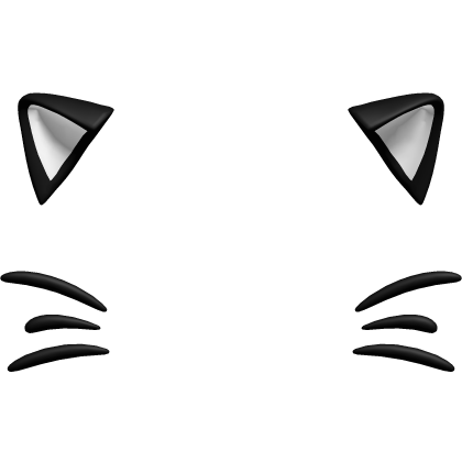 Black Cat Ears Kawaii Low Filter