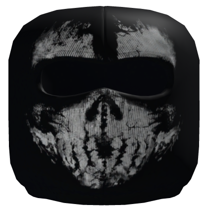 Faded Ghost Skull Balaclava