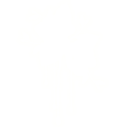 (EMISSIVE) Glowing White Flower Headpiece